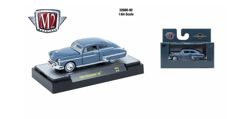 M2 Machines 1:64 Detroit Muscle R92 1950 Oldsmobile 88 - Collectibles