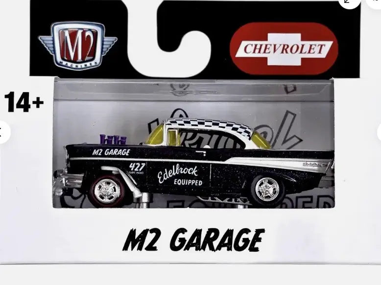 M2 Machines 1:64 Detroit Muscle R94 1957 Chevrolet Bel Air Gasser - Other