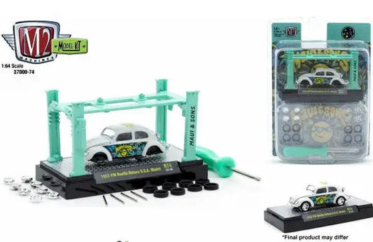 M2 Machines 1:64 Model Kit Release featuring 1953 VW Beetle Deluxe model car kit