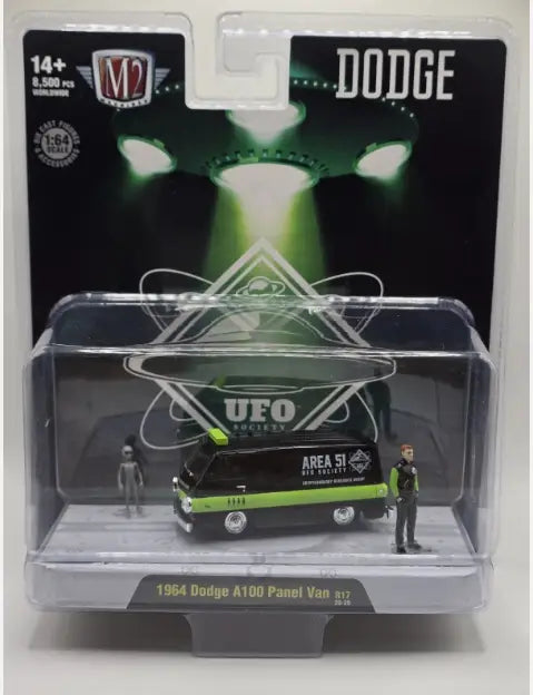 M2 Machines 1:64 R17 UFO Society 1964 Dodge A100 Panel Van - Other