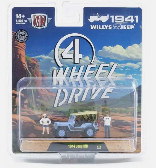 M2 Machines 1:64 R18 1944 Jeep MB