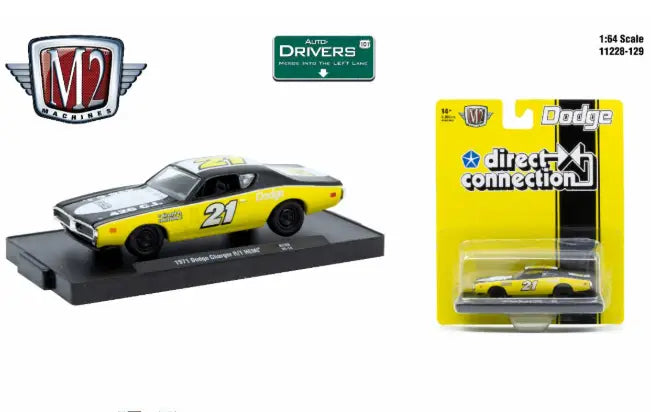 M2 Machines Auto-Drivers 1:64 R129 1971 Dodge Charger R/T Hemi - Other