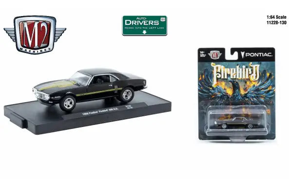 M2 Machines Auto-Drivers 1:64 R130 1968 Pontiac Firebird 400 H.O. - Other