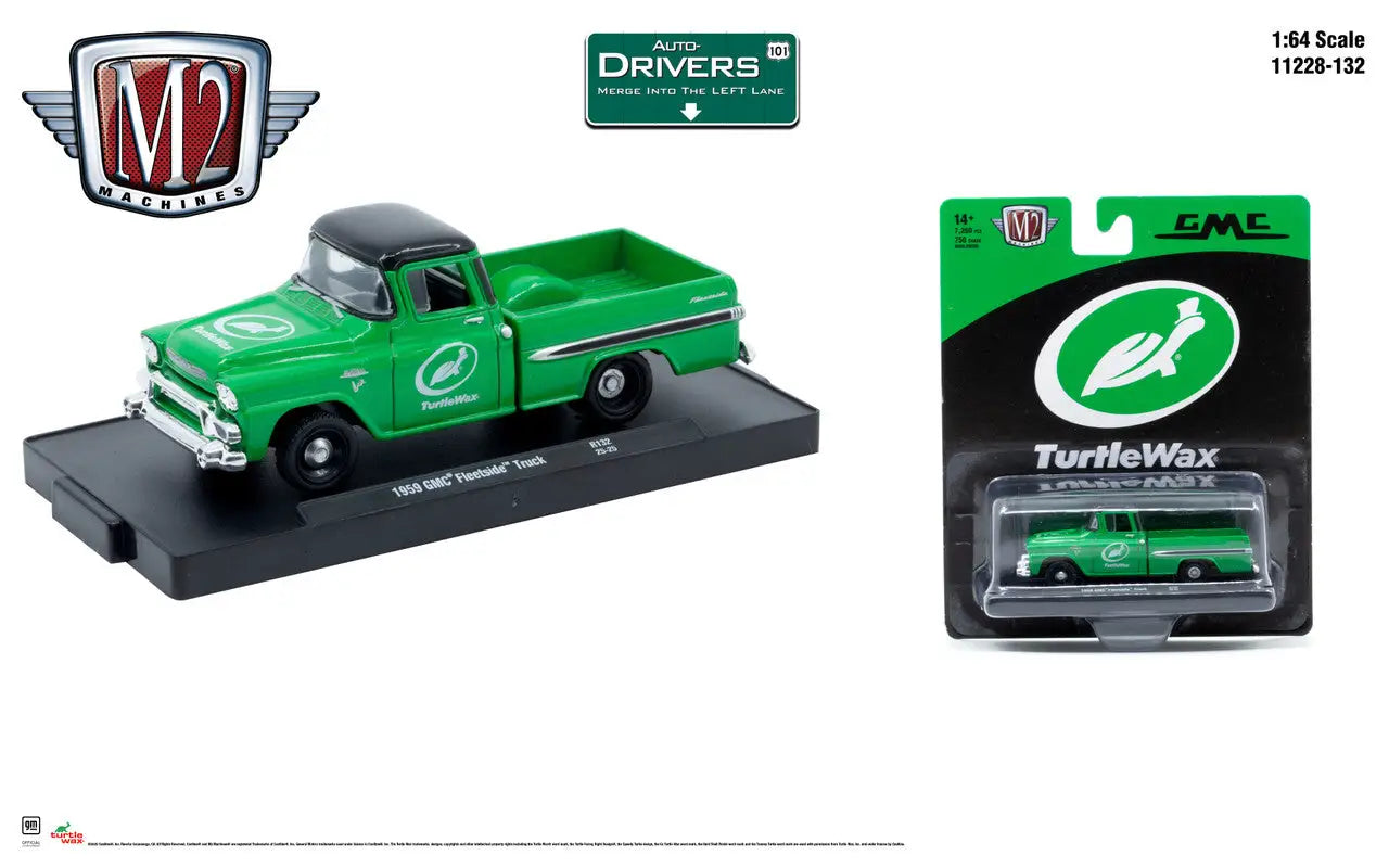 M2 Machines Auto-Drivers 1:64 R132 1959 GMC Fleetside Truck - Other