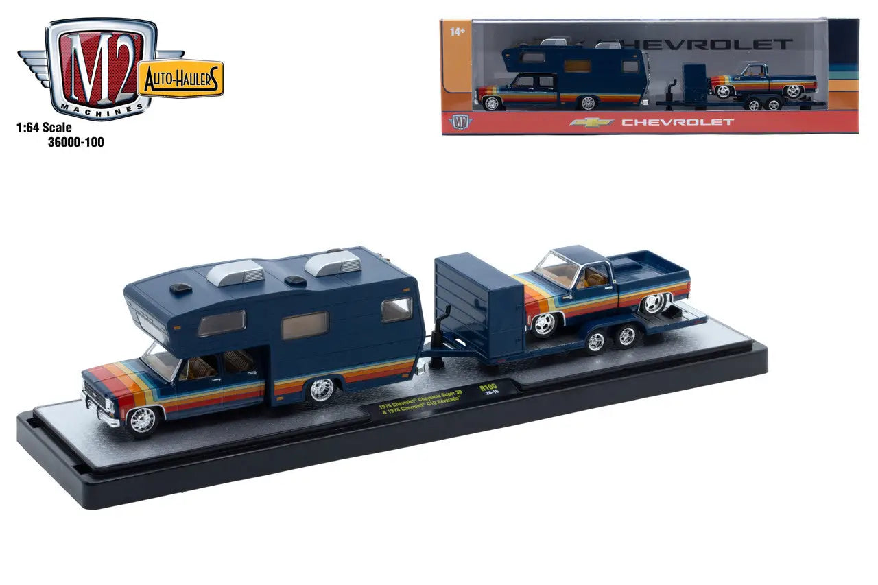 M2 Machines Auto Hauler 100 1975 Chevrolet Cheyenne Super 30 78 Chevy C10 - Other