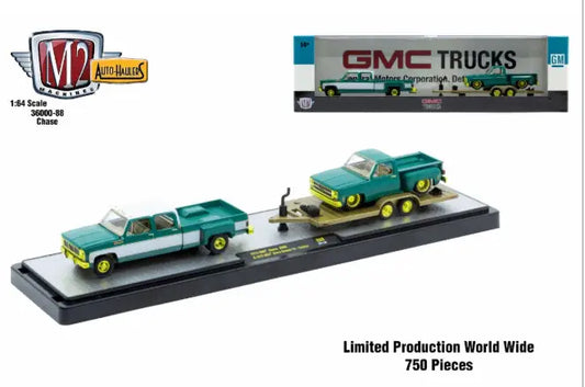 M2 Machines Auto Hauler 88 1973 GMC Sierra 3500 1976 GMC Sierra Grande 15 CHASE - Other