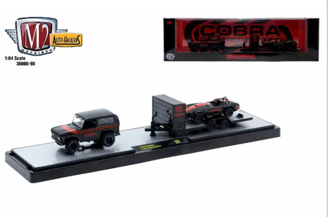 M2 Machines Auto Hauler 90 1976 Ford Bronco and 1965 Shelby 427 Cobra - Other