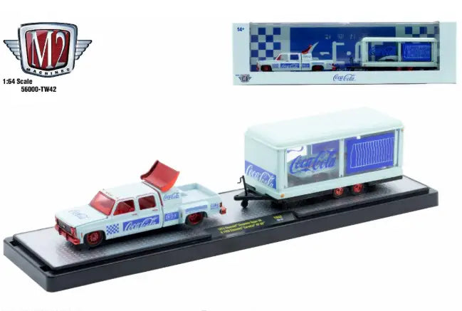 M2 Machines Auto Hauler TW42 1973 Chevrolet Cheyenne 59 Chevy Corvette CHASE - Other