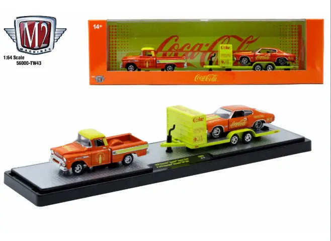M2 Machines Auto Hauler TW43 1958 Chevrolet Apache Cameo Truck 70 Chevy Chevelle - Collectibles