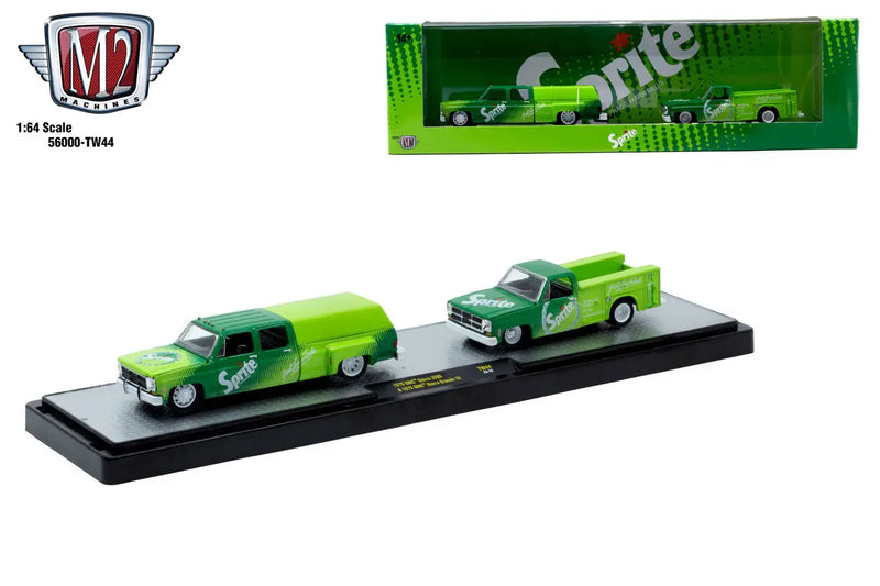 M2 Machines Auto Hauler TW44 1976 GMC Sierra 3500 1975 GMC Grande - Collectibles