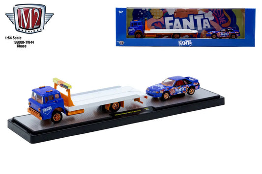 M2 Machines Auto Hauler TW44 1990 Ford C8000 90 Ford Mustang GT CHASE