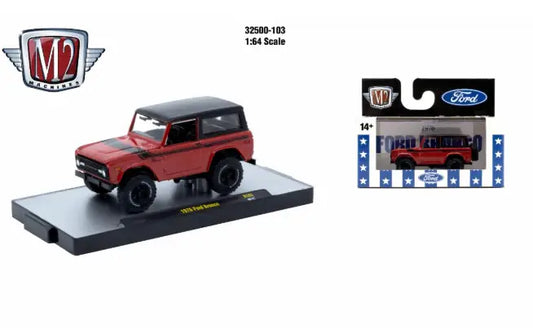 M2 Machines AutoThentics Rel 103 1:64 1976 Ford Bronco - Collectibles