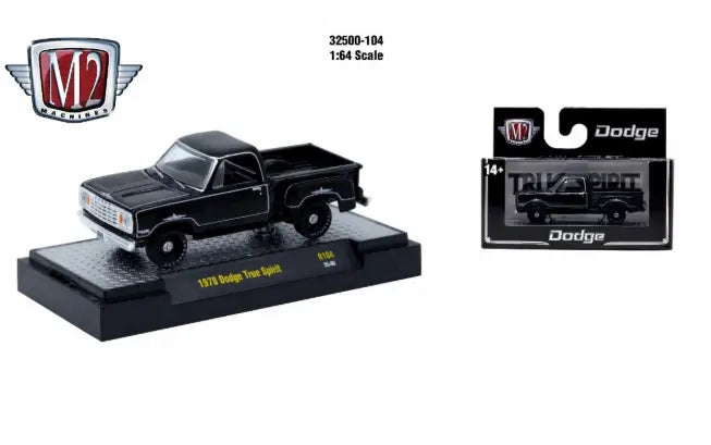 M2 Machines AutoThentics Rel 104 1:64 1978 Dodge True Spirit - Action Figure & Toy