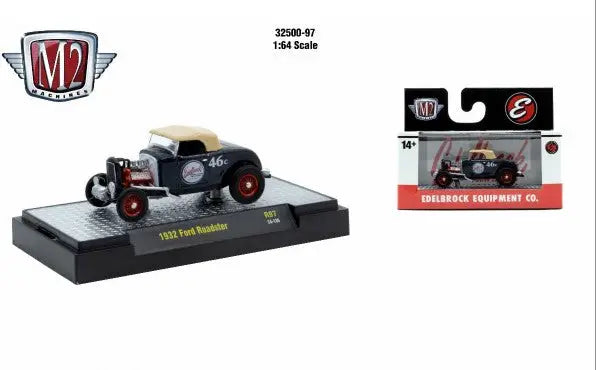 1932 Ford Roadster diecast model from M2 Machines AutoThentics Rel 97 in 1:64 scale