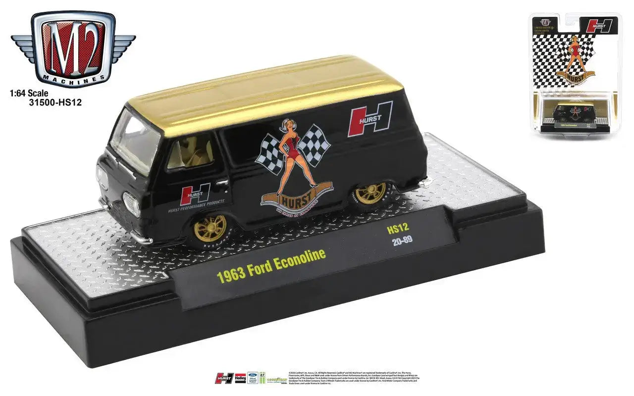 M2 Machines Chevy Sports 1:64 1963 Ford Econoline Release HS12