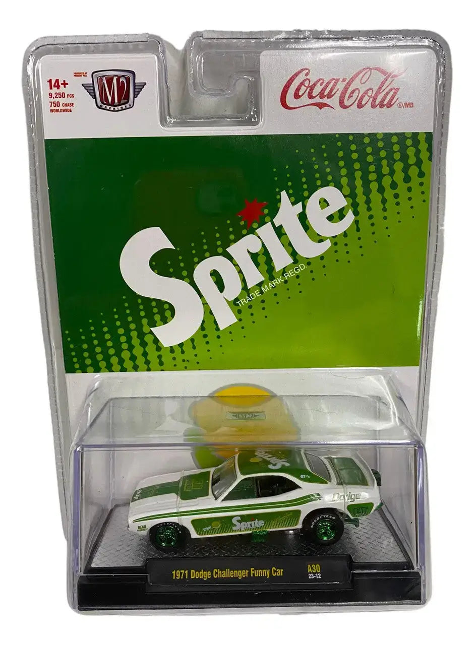 M2 Machines Coca-Cola Release A30 1971 Dodge Challenger Funny Car CHASE