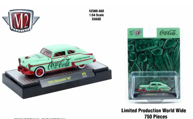 M2 Machines Coca-Cola Release A60 1950 Oldsmobile 88 CHASE - Other