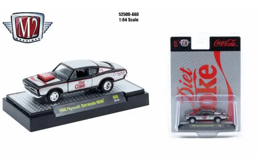 M2 Machines Coca-Cola Release A60 1968 Plymouth Barracuda Hemi Diet Coke - Collectibles