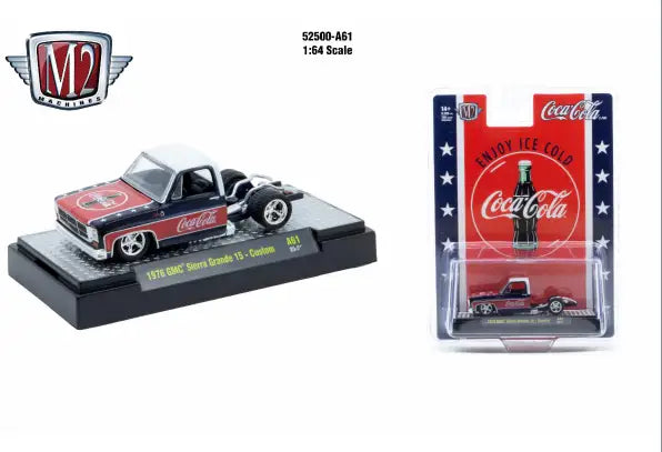 M2 Machines Coca-Cola Release A61 1976 GMC Sierra Grande 15 Custom