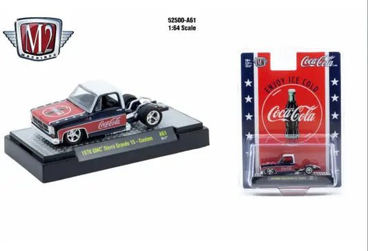 M2 Machines Coca-Cola Release A61 1976 GMC Sierra Grande 15 Custom - Collectibles