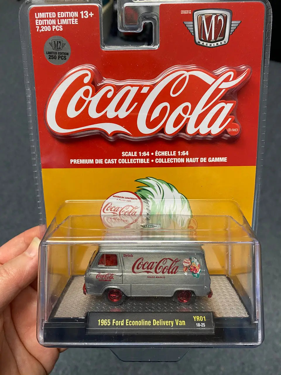 Coca-Cola 1965 Ford Econoline Delivery Van diecast collectible from M2 Machines RAW CHASE