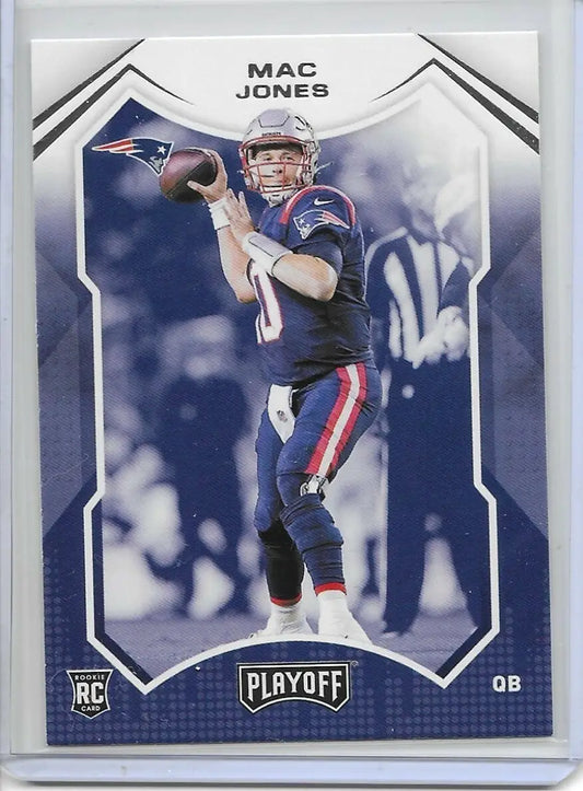 Mac Jones 2021 Panini Playoff Base Rookie Card RC Patriots #209 NM (578) - Football Card Single