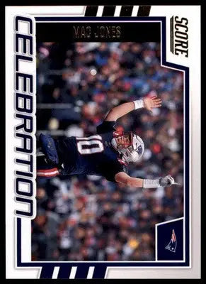 Mac Jones 2022 Score Celebration #C-MJ New England Patriots - Football Card Single