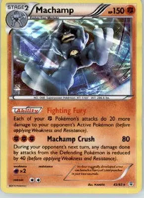 Machamp - Generations - 42/83 - Holo LP - Pokémon Card Single
