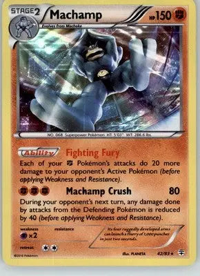 Machamp - Generations - 42/83 - Holo LP Pokemon - Pokémon Card Single