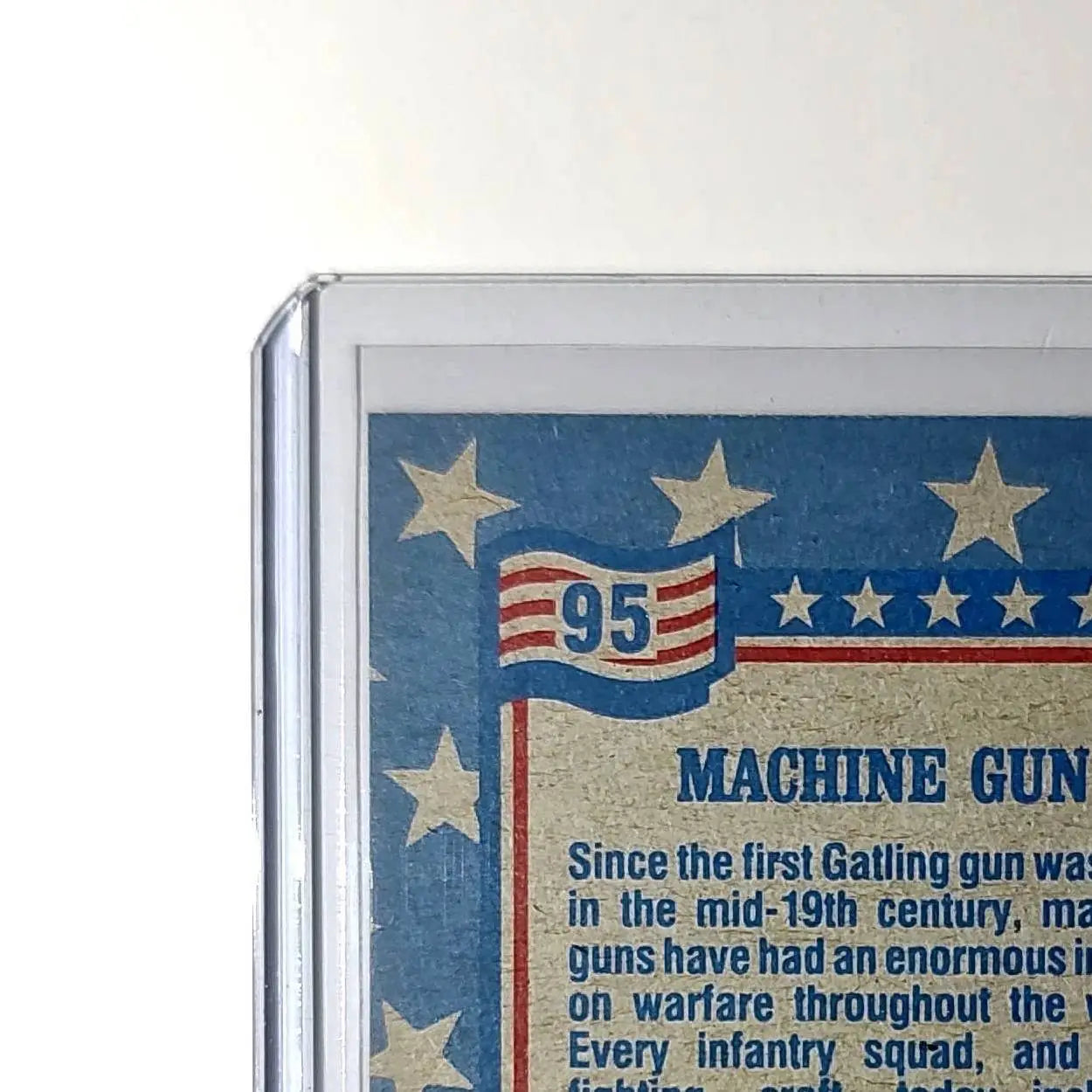 Machine Gun 1991 Topps Desert Storm #95 Card