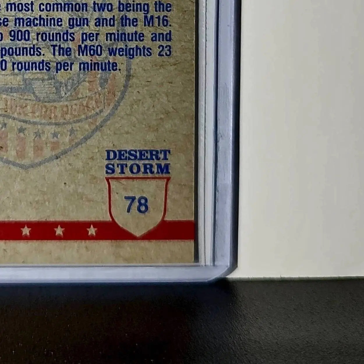 Machine Guns Ready 1991 Topps Desert Storm #78 Card - Other