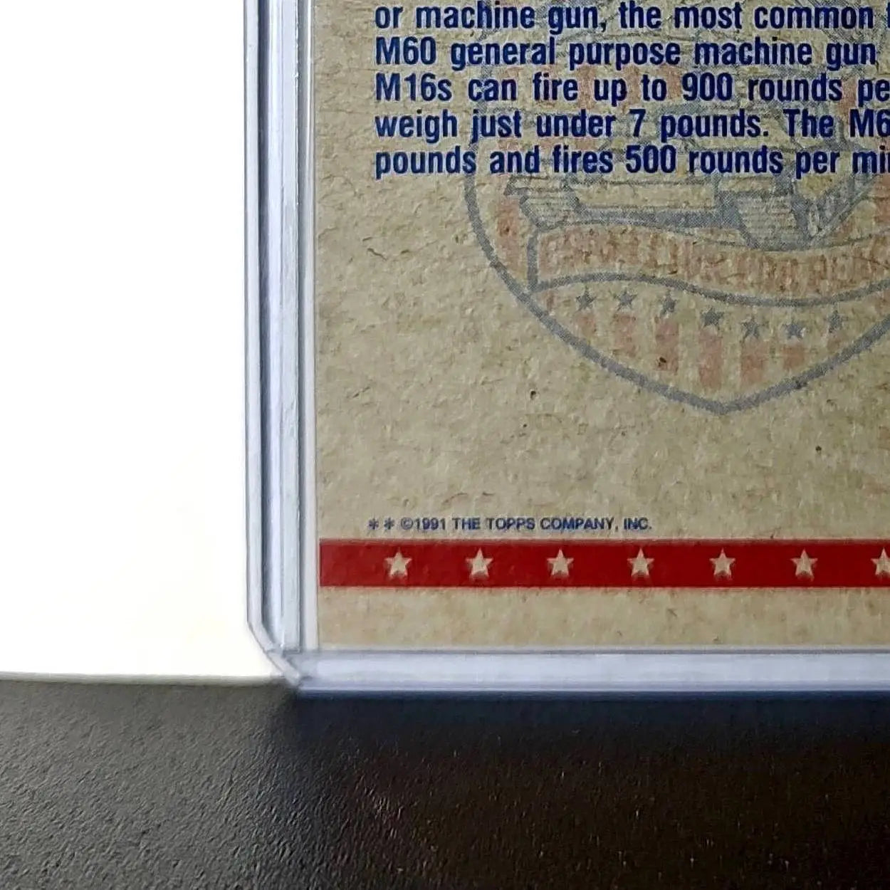 Machine Guns Ready 1991 Topps Desert Storm #78 Card - Other