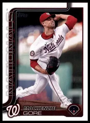 MacKenzie Gore 2025 Topps #334 Washington Nationals - Baseball Card Single