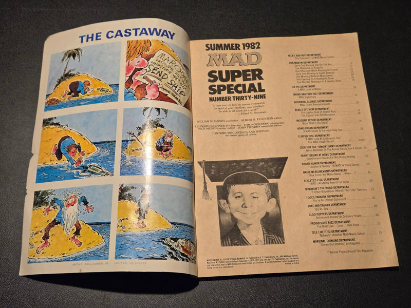 MAD Super Special Summer 1982 - Issue #39 - Collectible Humor Magazine - Comic Book