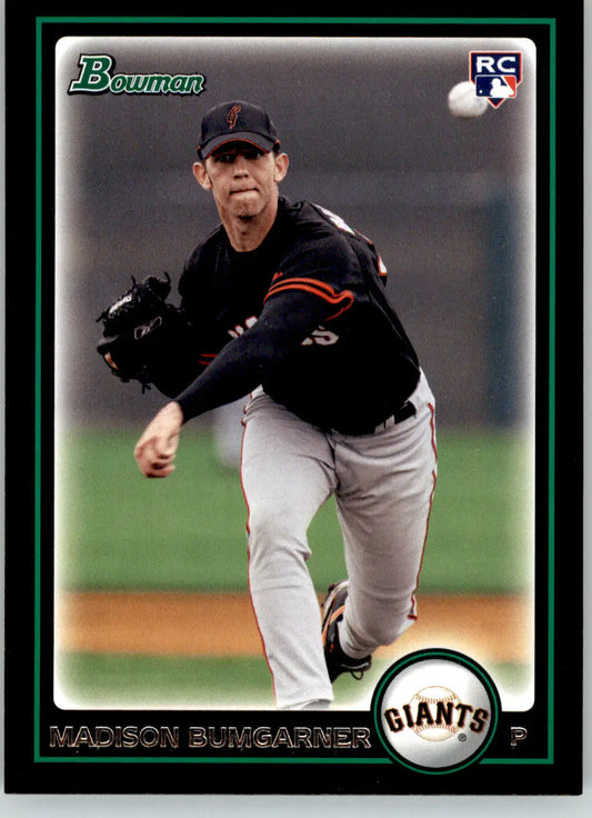 Madison Bumgarner - 2010 Bowman - #206 - RC Baseball - Baseball Card Single