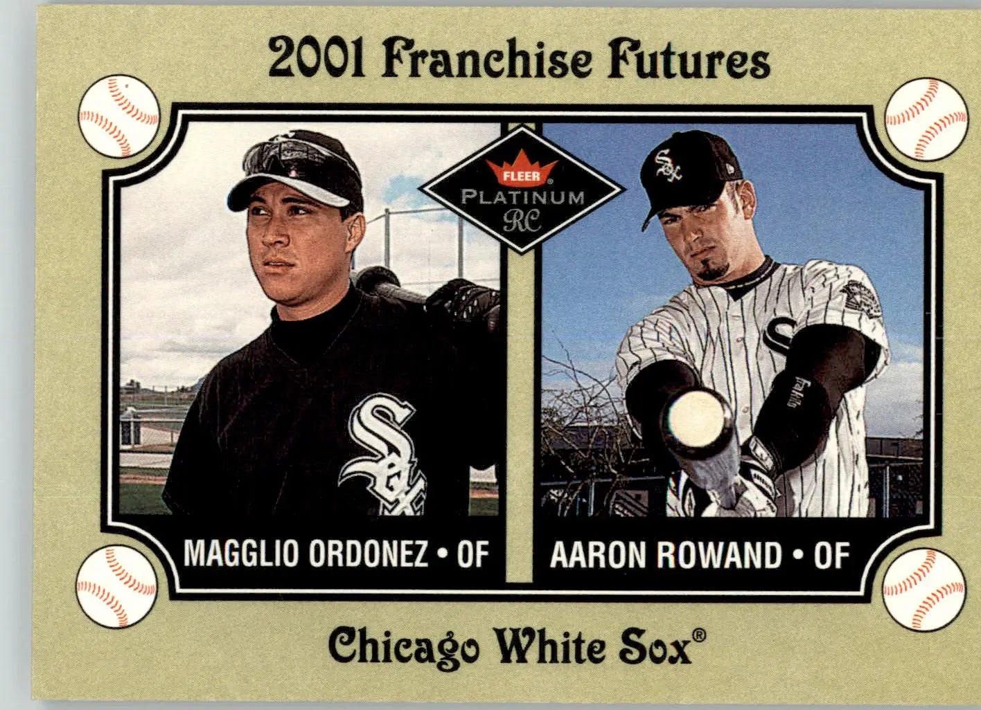 Magglio Ordonez / Aaron Rowand - 2001 Fleer Platinum - #479 - Baseball - Baseball Card Single