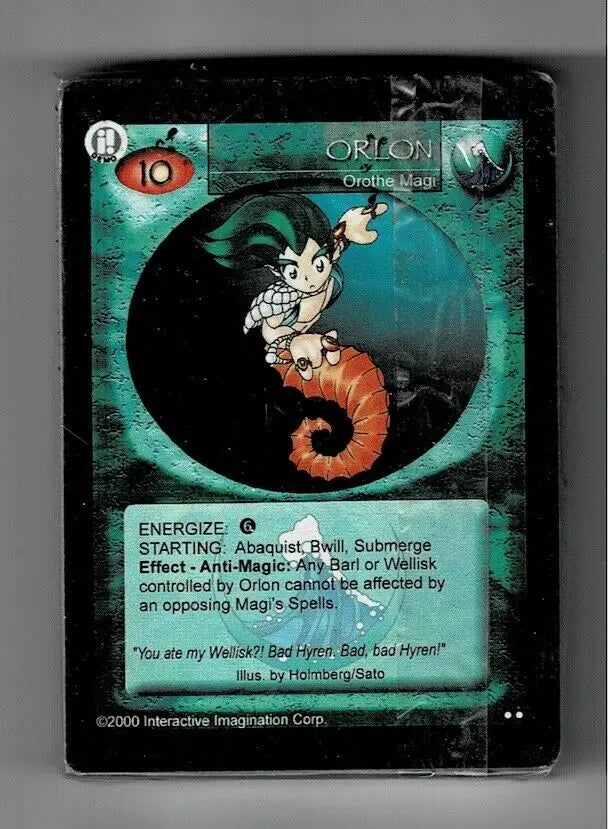 Orion Orothe Magi card from the Magi Nation promo deck trading cards sealed new