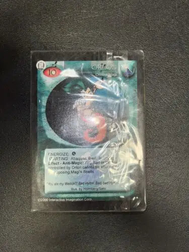 Orion Magic Spell card from Magi Nation Promo Deck trading cards 2000 2001 Gencon