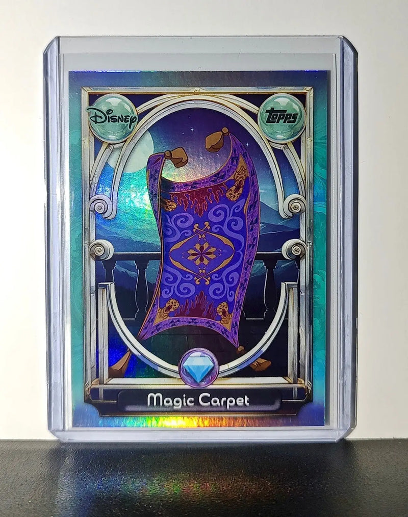 Magic Carpet 2025 Topps Disney Wonder #131 Diamond Card Aladdin
