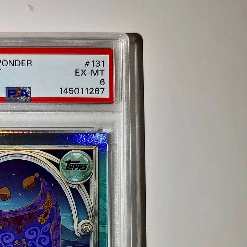 Magic Carpet 2025 Topps Disney Wonder #131 Diamond Card Aladdin PSA 6 - Non-Sports Card Single