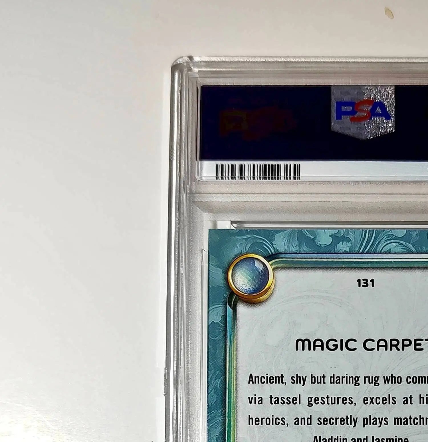 Magic Carpet 2025 Topps Disney Wonder #131 Diamond Card Aladdin PSA 6 - Non-Sports Card Single