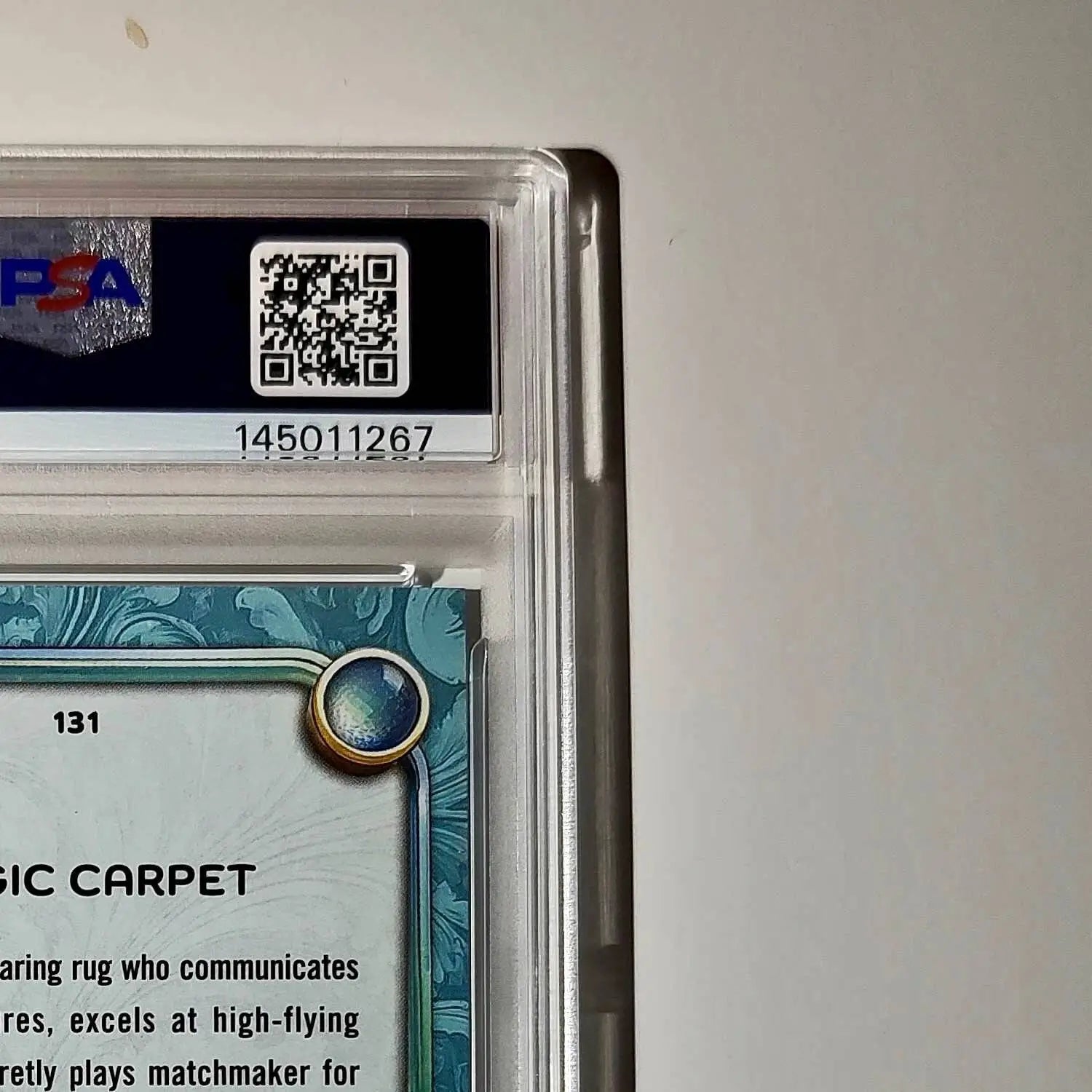 Magic Carpet 2025 Topps Disney Wonder #131 Diamond Card Aladdin PSA 6 - Non-Sports Card Single