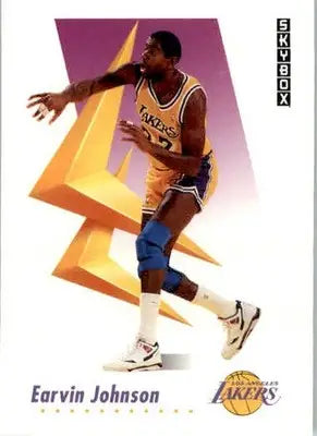 Magic Johnson - 1991-92 SkyBox - #137 - Basketball - Basketball Card Single