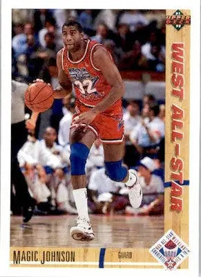 Magic Johnson - 1991-92 Upper Deck - #57 - Basketball - Basketball Card Single