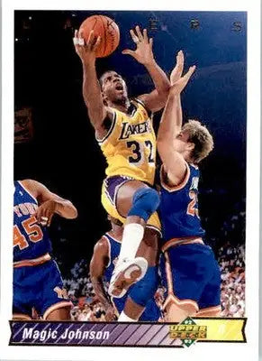 Magic Johnson - 1992-93 Upper Deck - #32ab - Basketball - Basketball Card Single