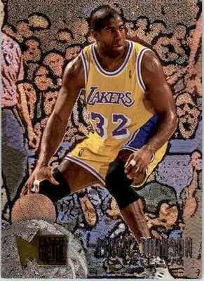 Magic Johnson - 1995-96 Metal - #161 - Basketball - Basketball Card Single