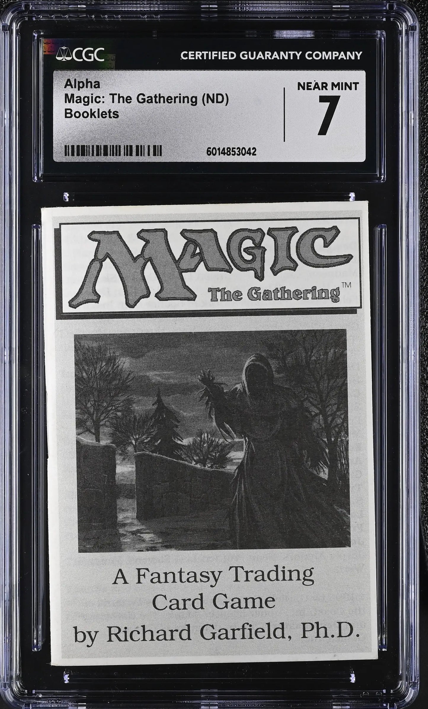Magic MTG Alpha Instruction Booklet CGC 7 Near Mint - Entertainment Memorabilia