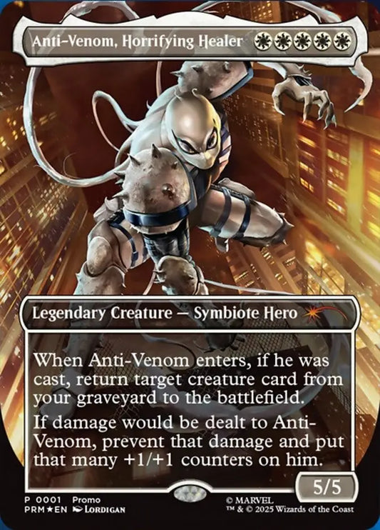 Magic MTG Anti-Venom Horrifying Healer [Marvel Legends Series Inserts] Near Mint Foil Single - Magic Card Single