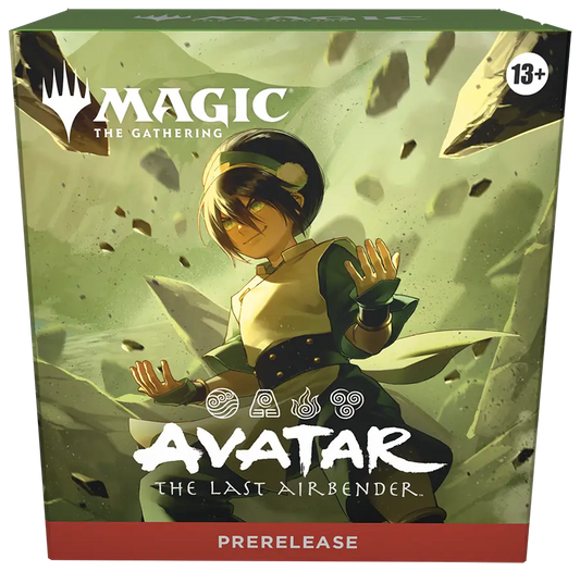 Magic MTG Avatar: The Last Airbender Prerelease Kit [Toph - Green] - Magic Card Box