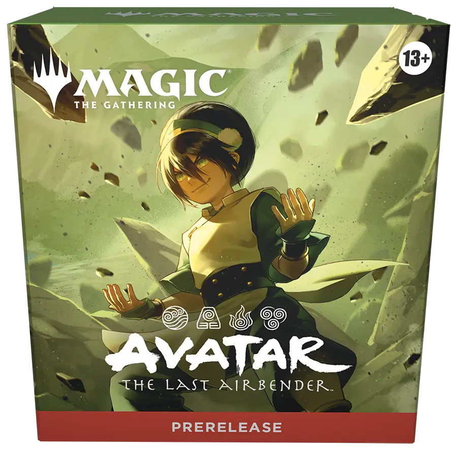 Magic MTG Avatar: The Last Airbender Prerelease Kit [Toph - Green] - TCG - MTG Sealed